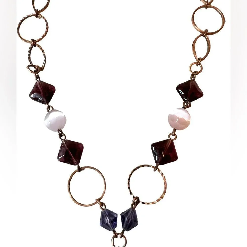 Gemstone Statement Necklace Set